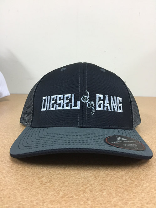 Fitted Black Diesel Gang Hats